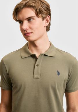 Erkek Haki Basic Tişört - 50322347293