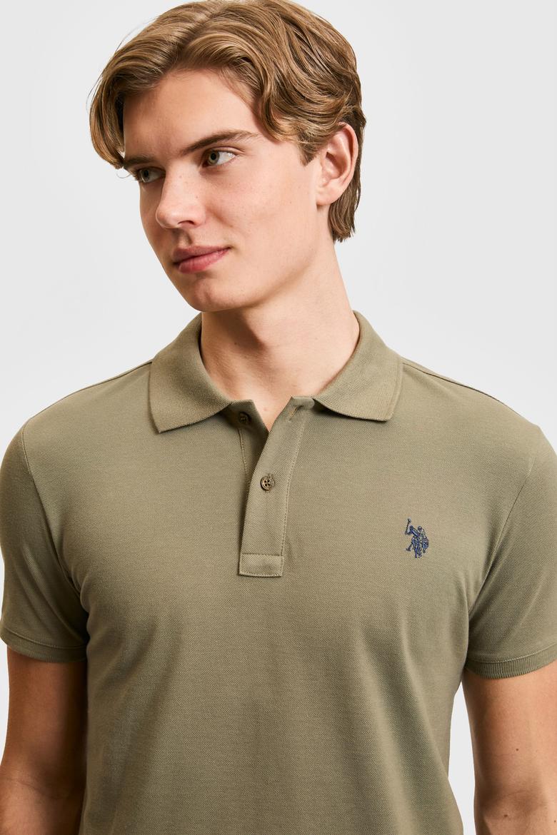 Erkek Haki Basic Tişört - 50322347293