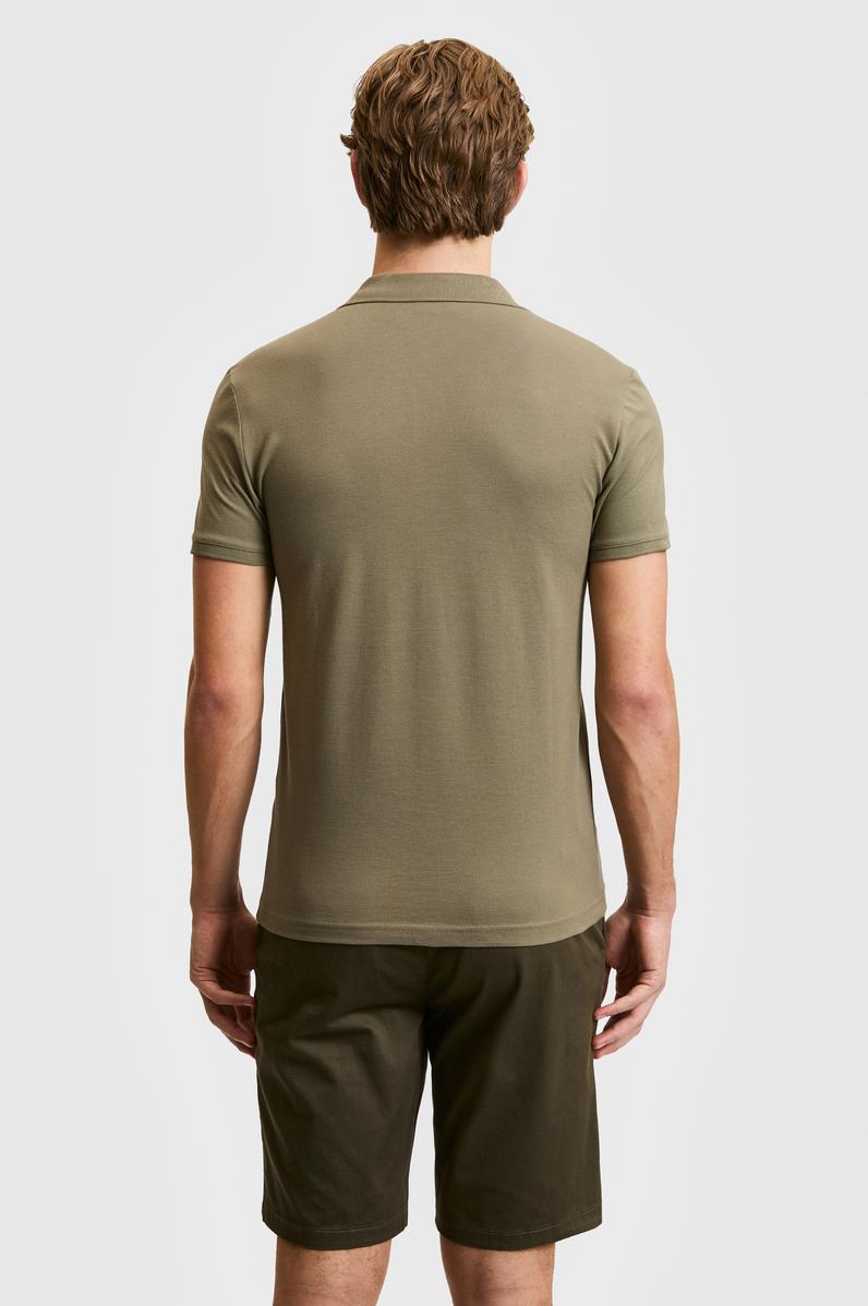 Erkek Haki Basic Tişört