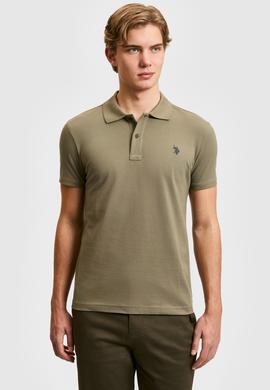 Erkek Haki Basic Tişört - 50322347293