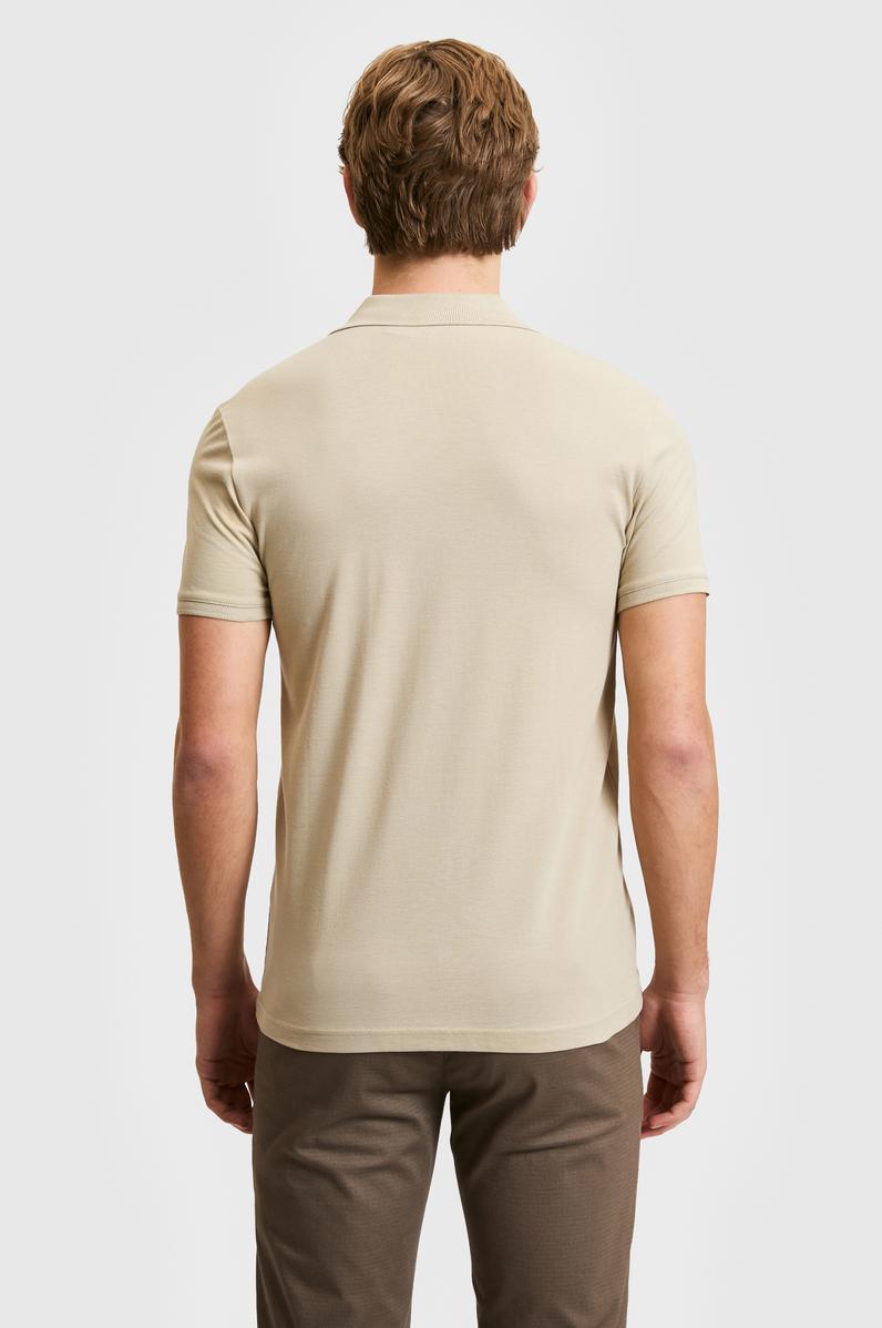 Erkek Açık Haki Basic Tişört