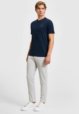 Erkek Açık Gri Kanvas Pantolon - 50322361542