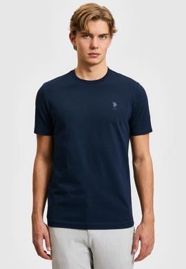 Erkek Lacivert Basic Tişört - 50322538020