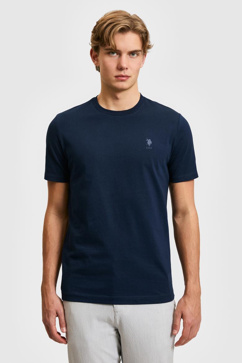 Erkek Lacivert Basic Tişört - 50322538020