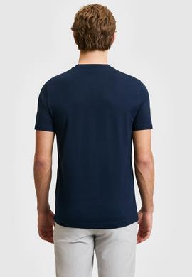 Erkek Lacivert Basic Tişört - 50322538020