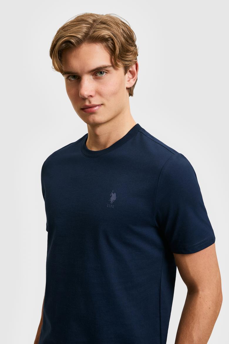 Erkek Lacivert Basic Tişört - 50322538020