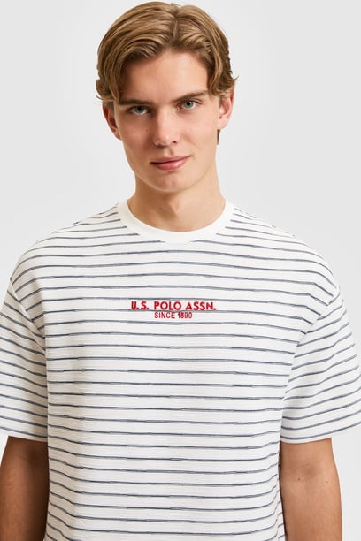 Erkek Comfort Fit Bisiklet Yaka Lacivert Tişört