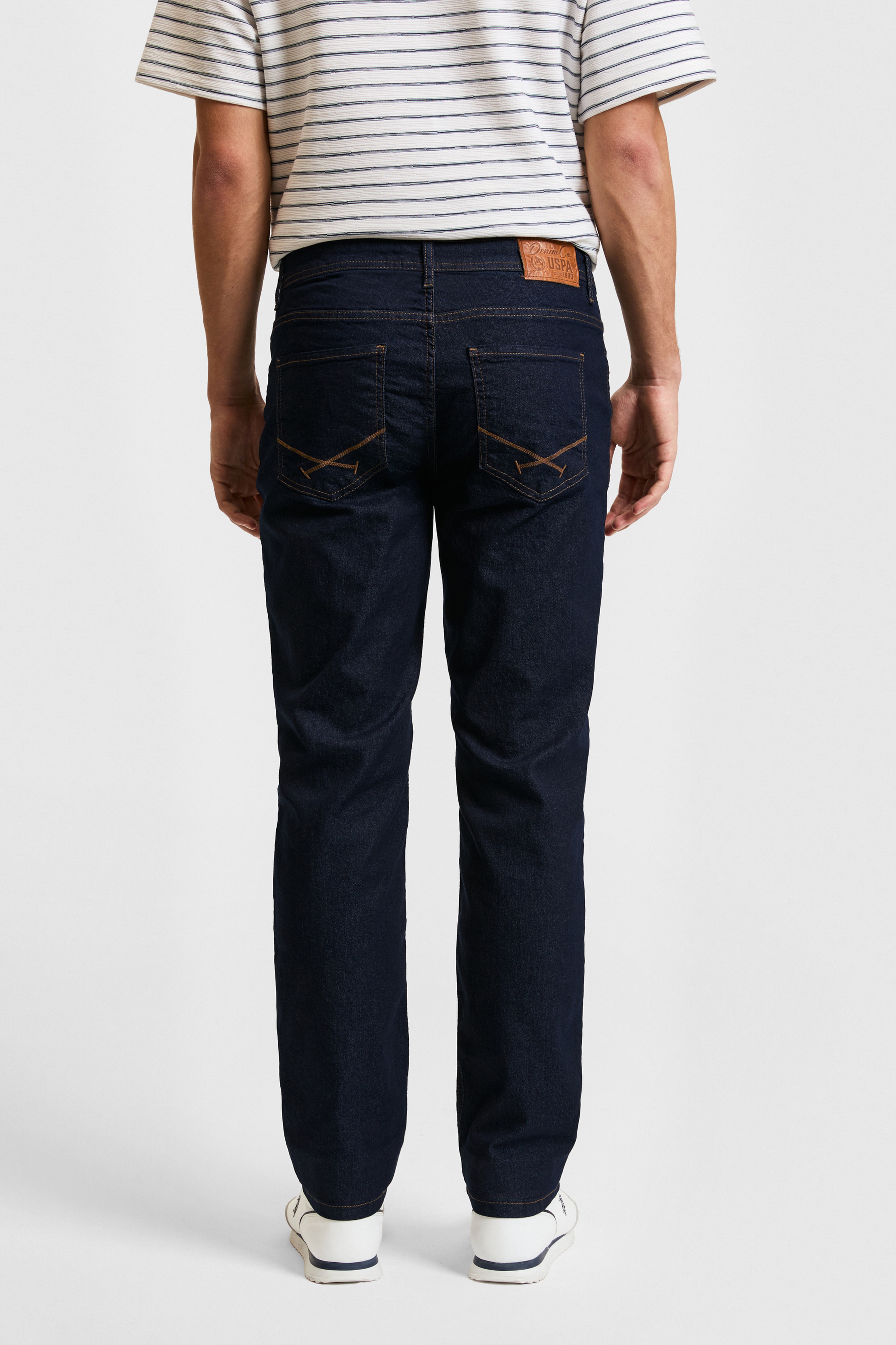 Erkek Koyu Mavi Jean Pantolon - Image 4
