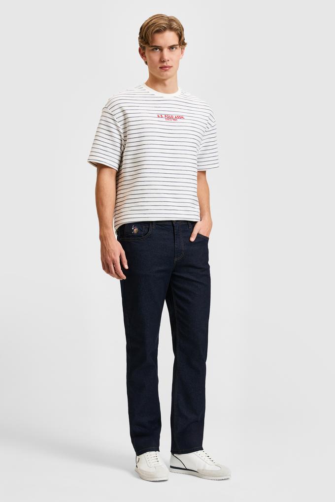 Erkek Koyu Mavi Jean Pantolon