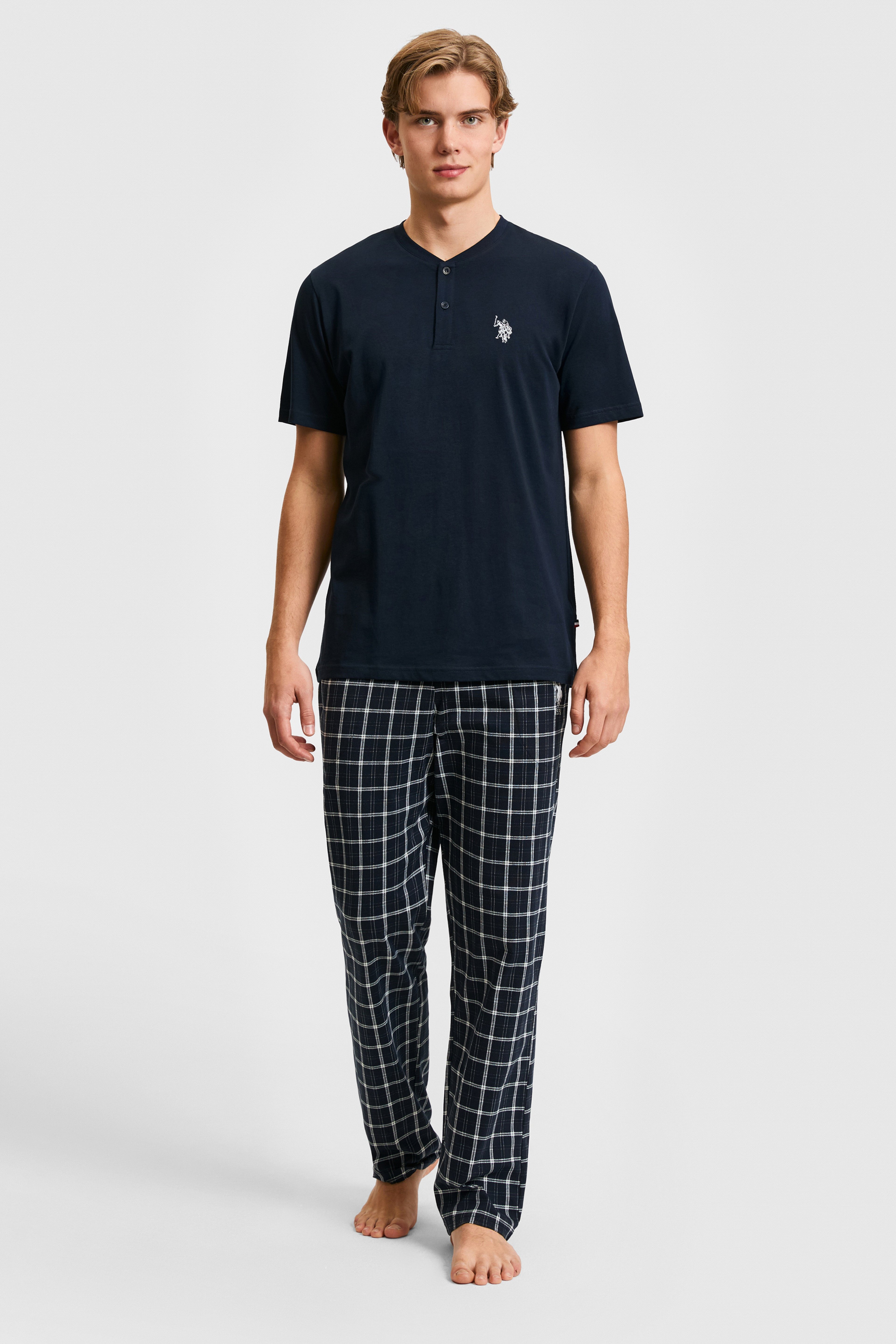 Erkek Lacivert Pijama Takımı