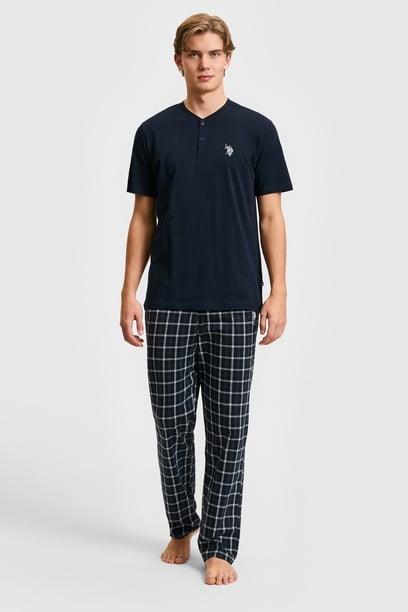 Erkek Lacivert Pijama Takımı