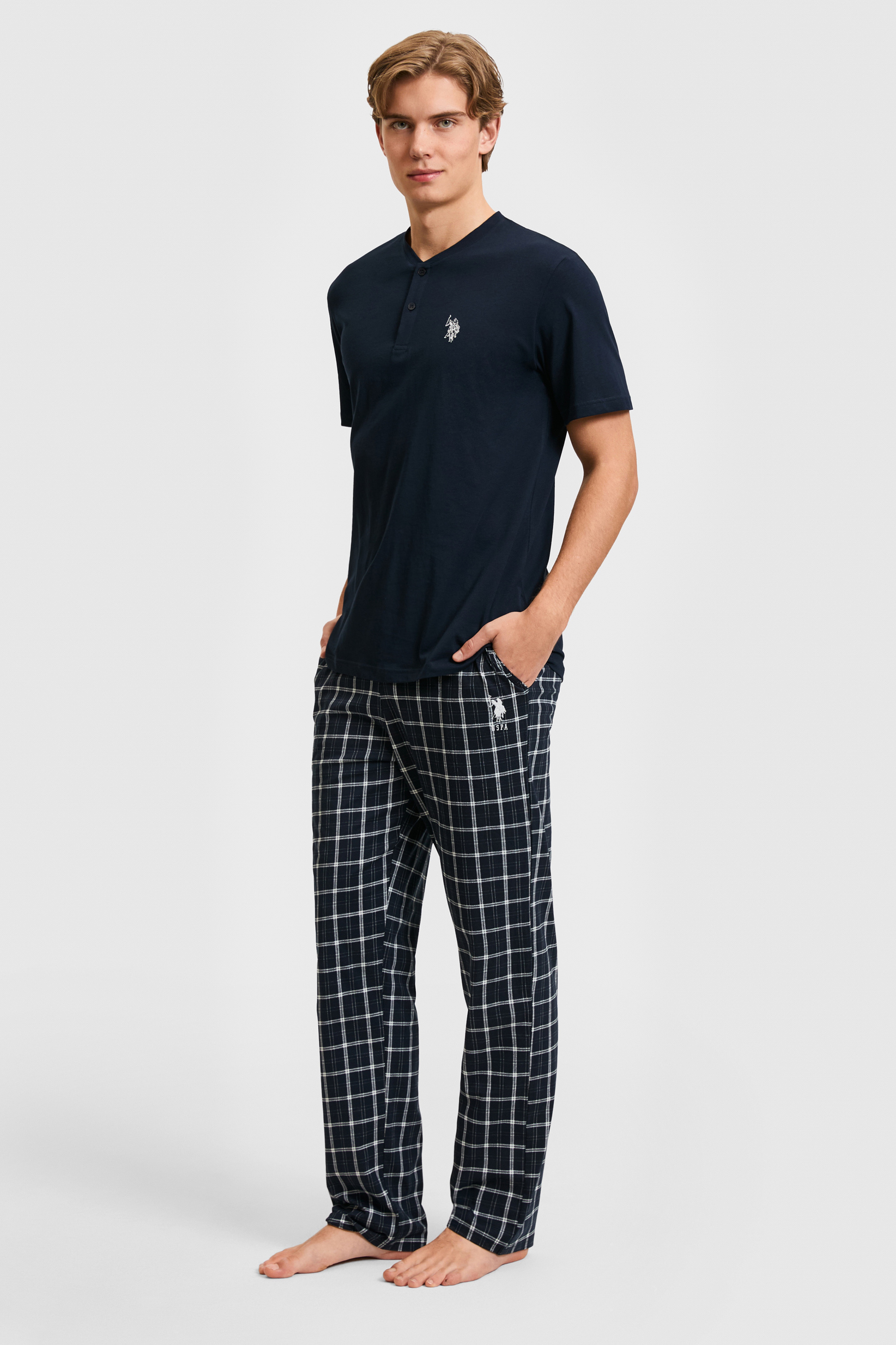 Erkek Lacivert Pijama Takımı - Image 1