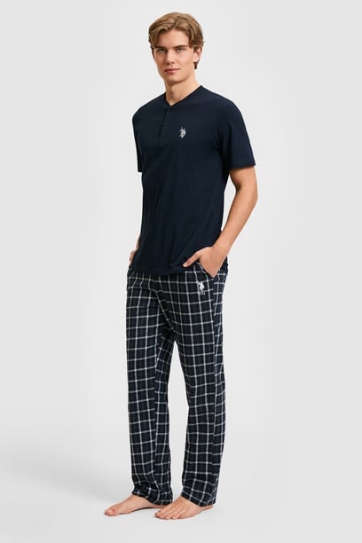 Erkek Lacivert Pijama Takımı