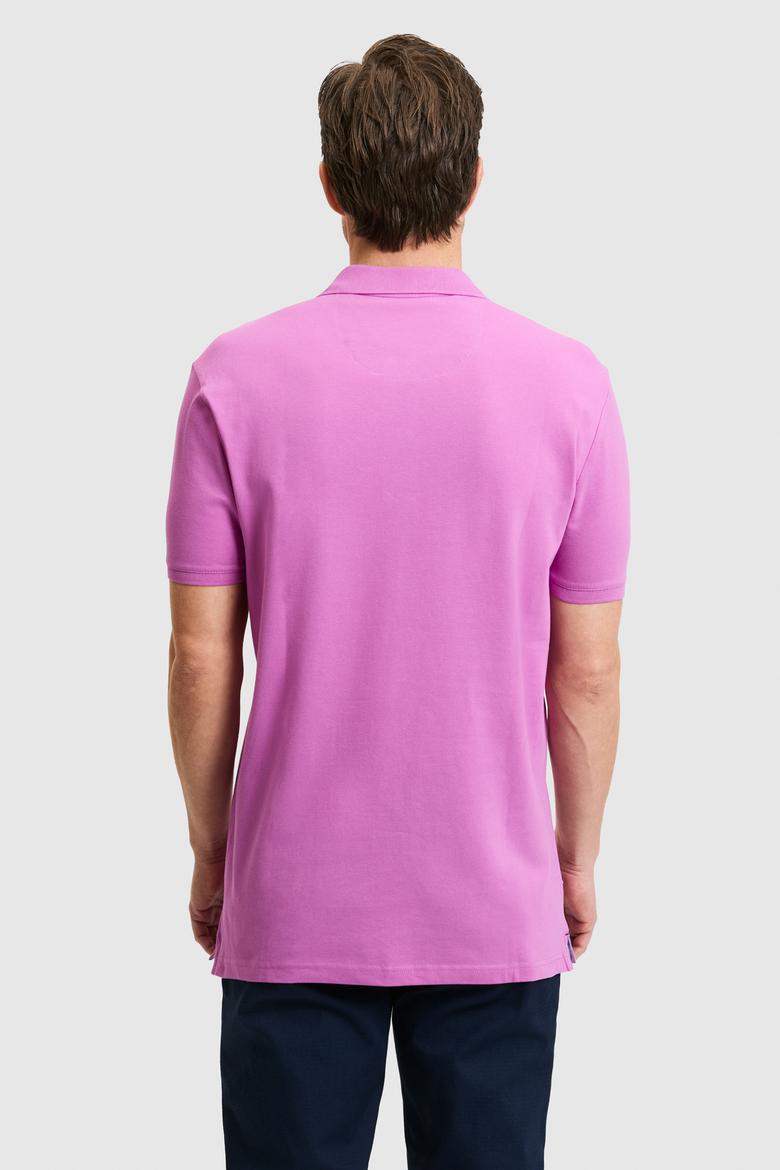 Erkek Menekşe Basic Polo Yaka Tişört - 50245073248