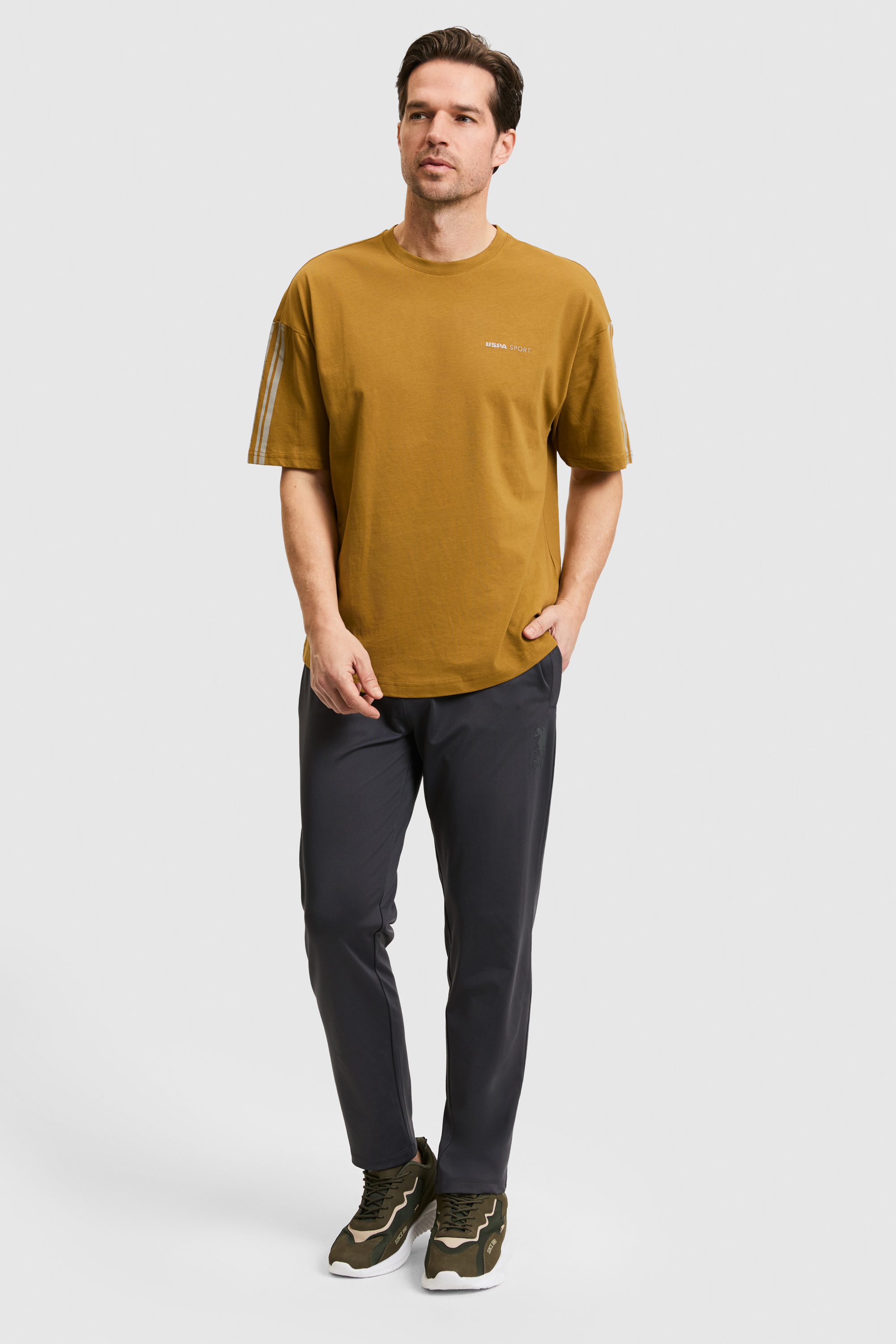 Erkek Açık Haki Tişört - 50270793028