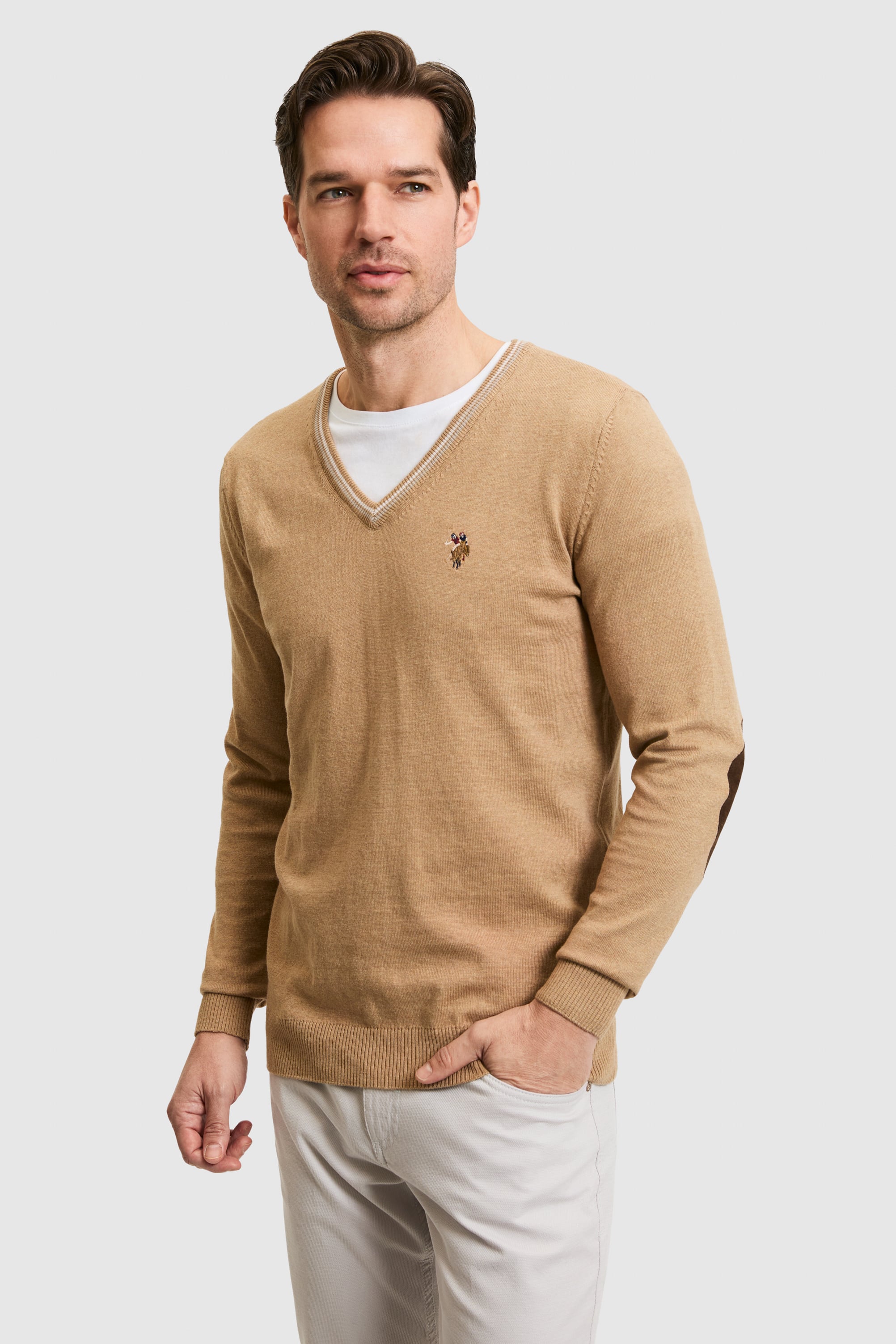 Erkek Camel Melanj Basic Kazak - Image 1