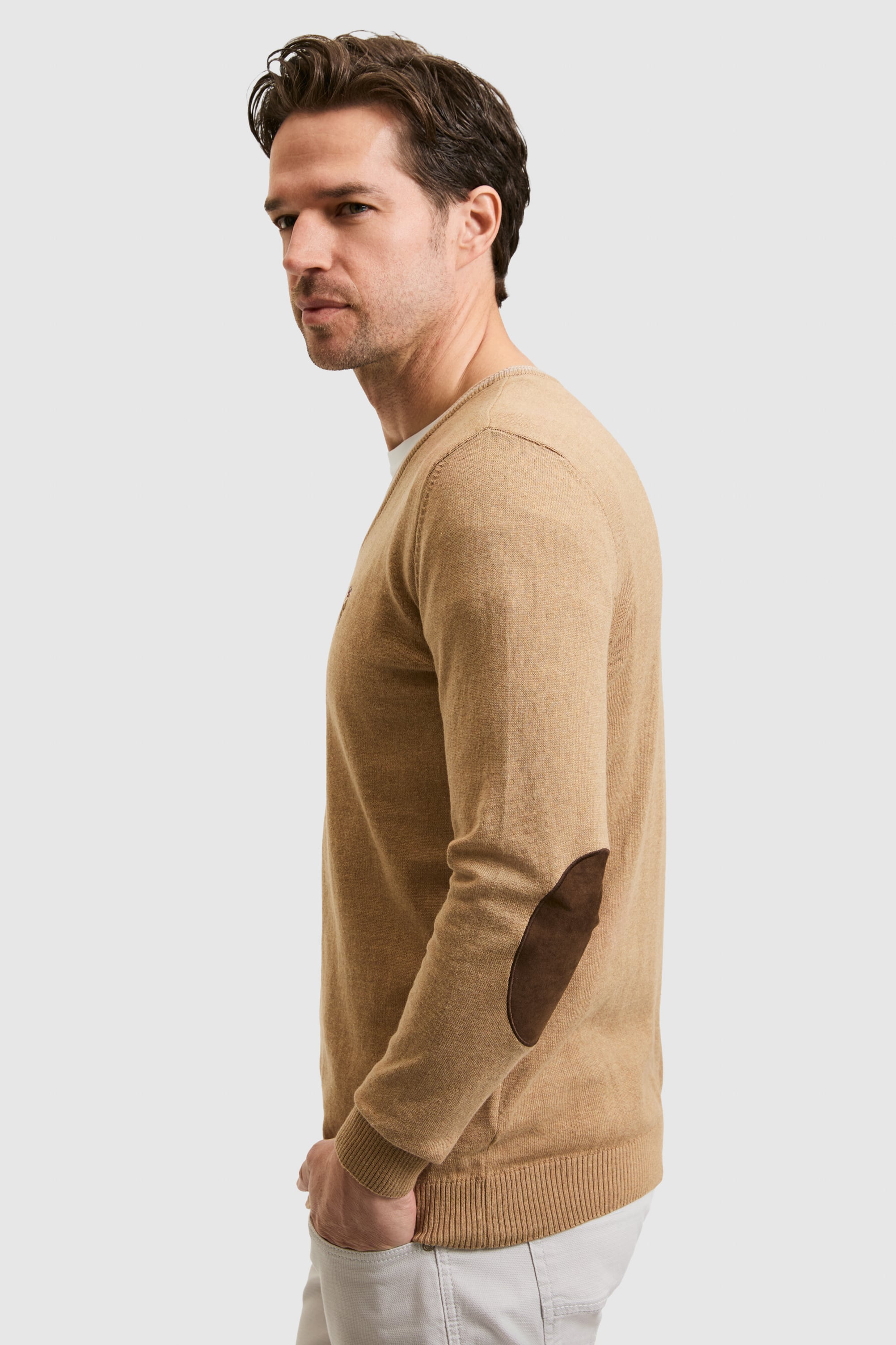 Erkek Camel Melanj Basic Kazak - Image 3