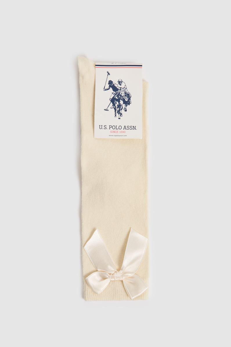 Kız Çocuk Krem Çorap