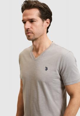 Erkek Koyu Gri Basic Tişört - 50279618049