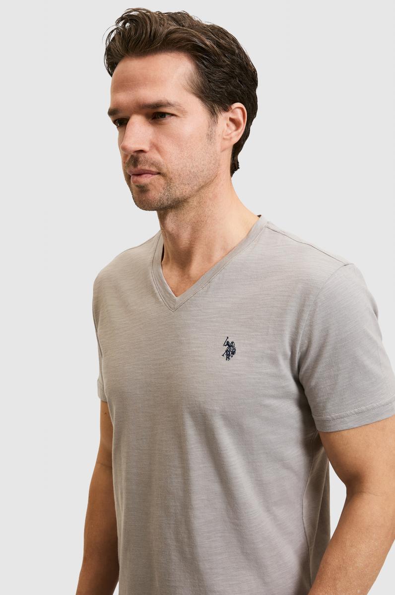 Erkek Koyu Gri Basic Tişört