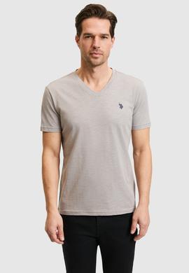 Erkek Koyu Gri Basic Tişört - 50279618049