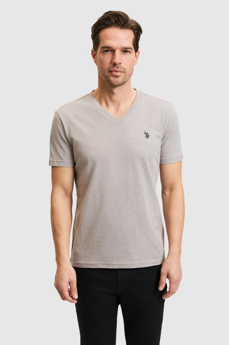 Erkek Koyu Gri Basic Tişört