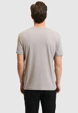 Erkek Koyu Gri Basic Tişört - 50279618049