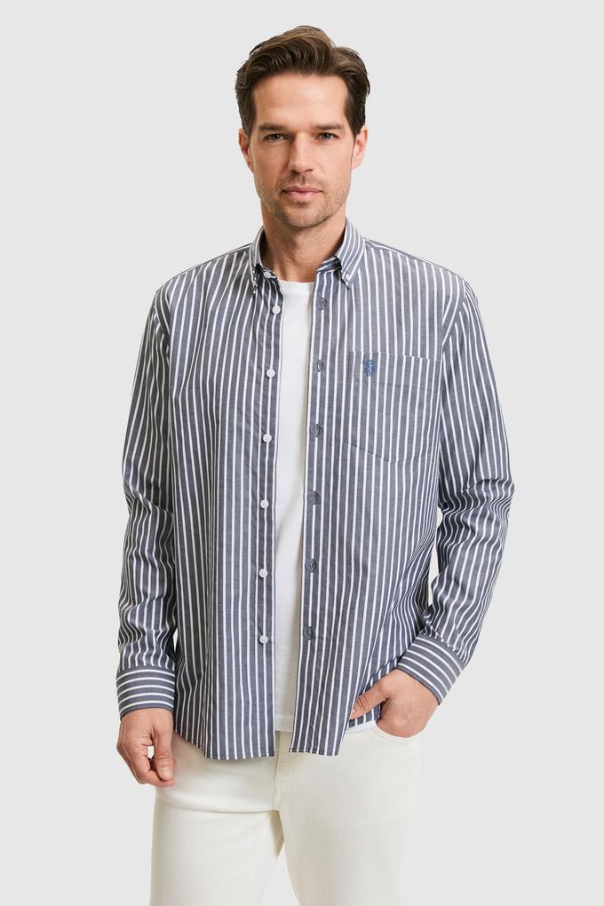 Erkek Lacivert Uzun Kollu Gömlek