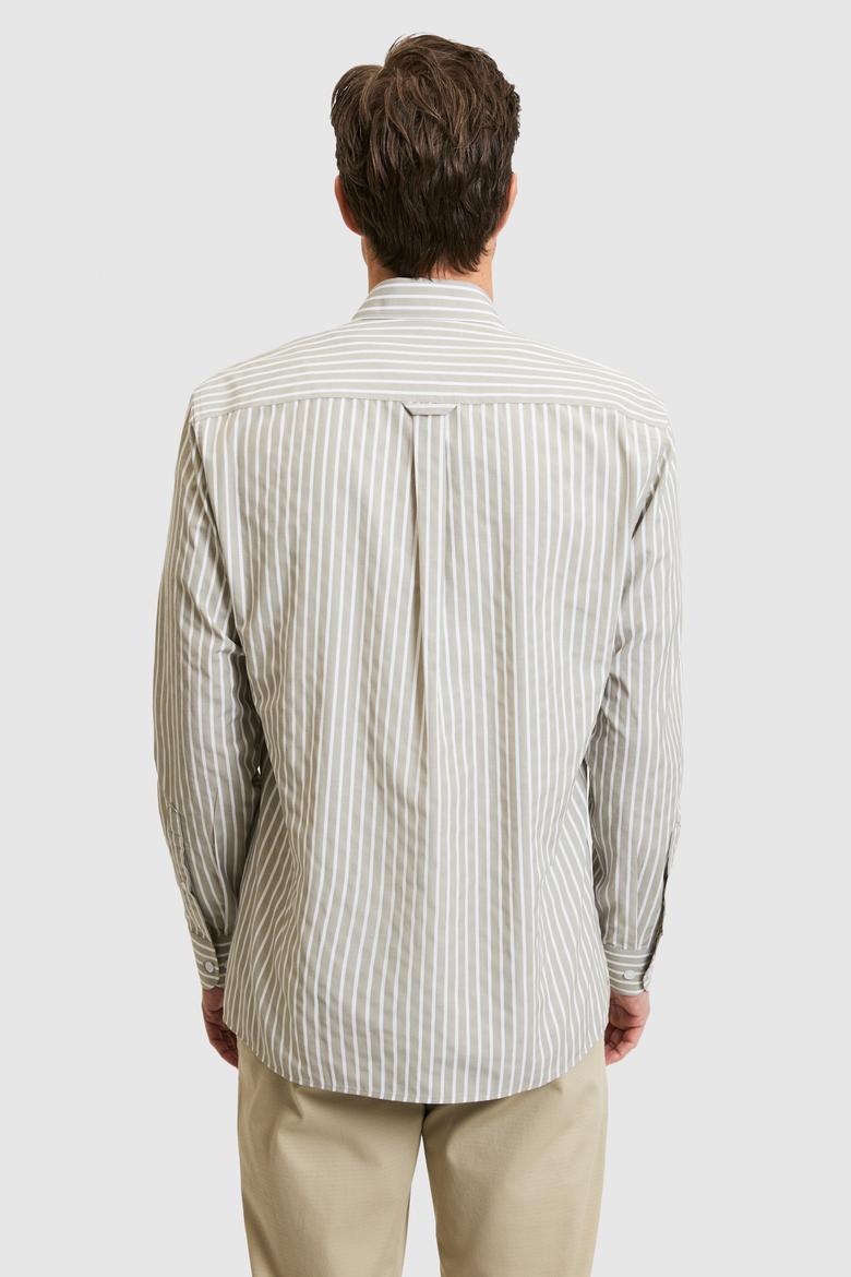 Erkek Açık Haki Uzun Kollu Gömlek - 50324781038