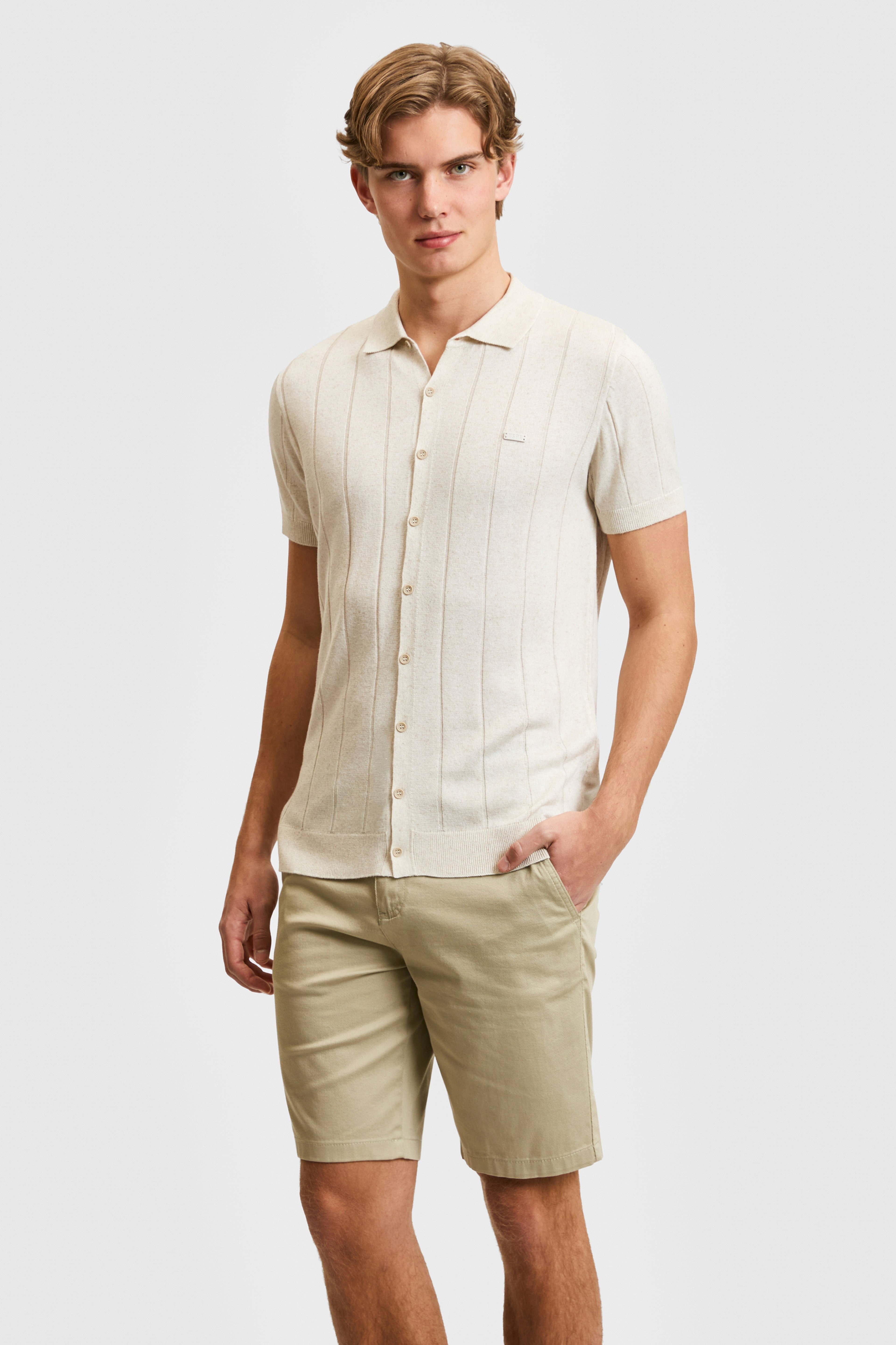 Erkek Polo Yaka Kahverengi Kazak - Image 1