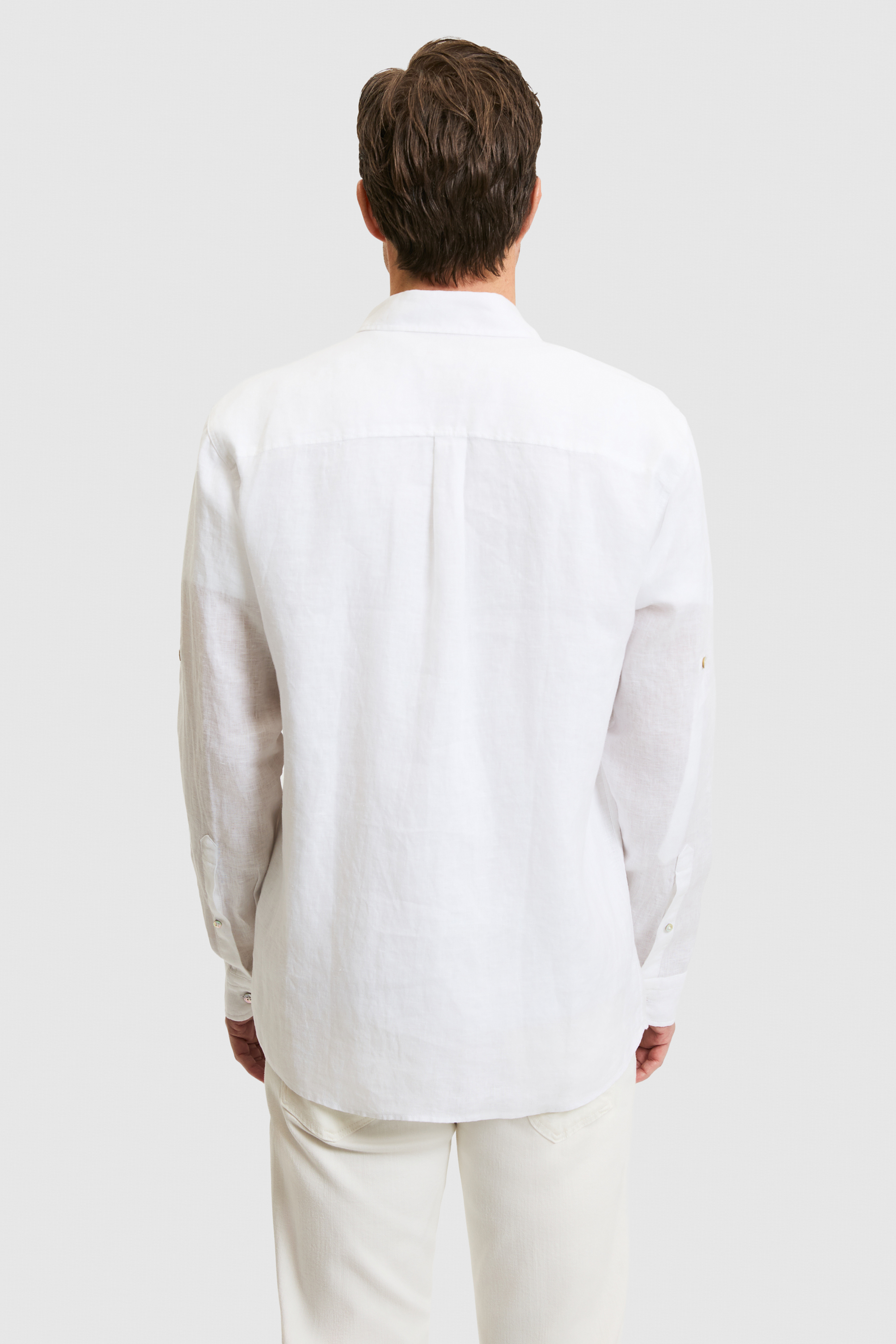 Erkek Beyaz Uzun Kollu Gömlek - 50319065019