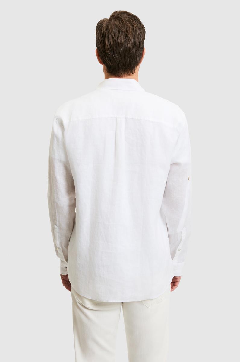 Erkek Beyaz Uzun Kollu Gömlek