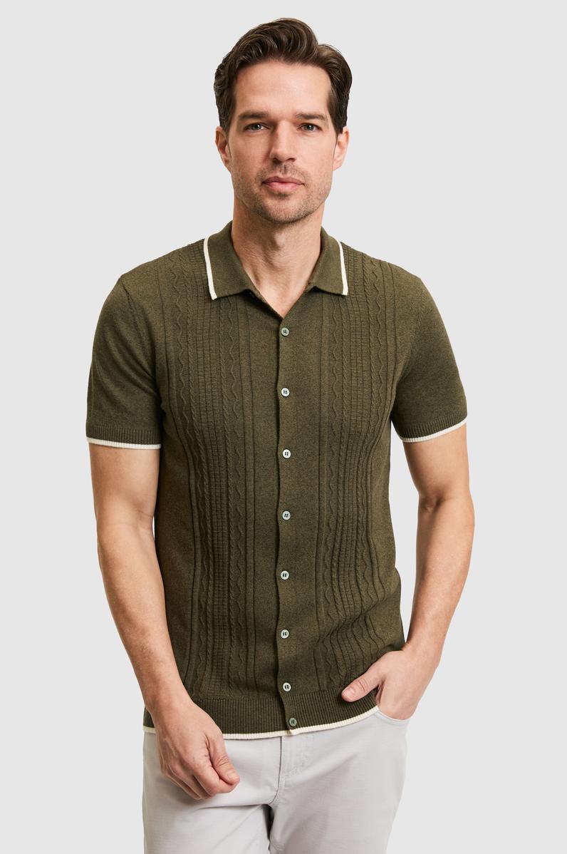 Erkek Koyu Haki Kazak