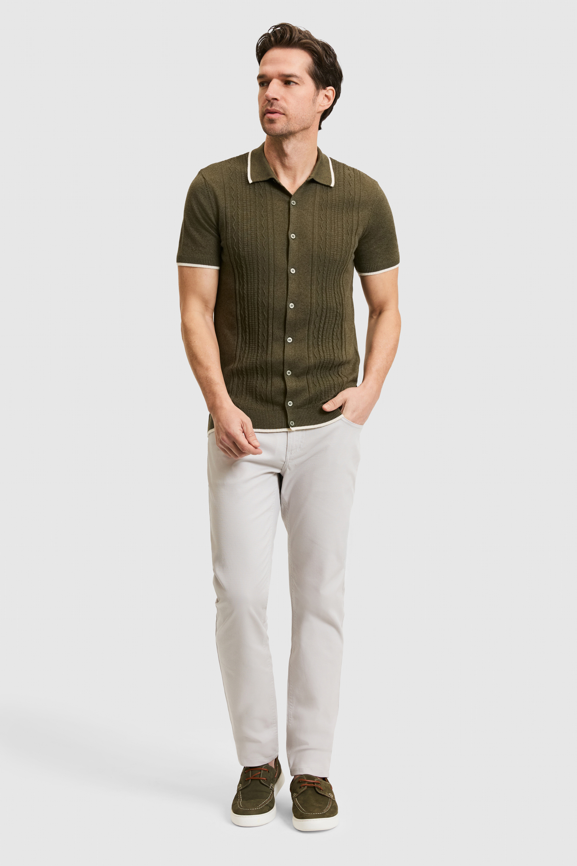 Erkek Koyu Haki Kazak - 50320051021