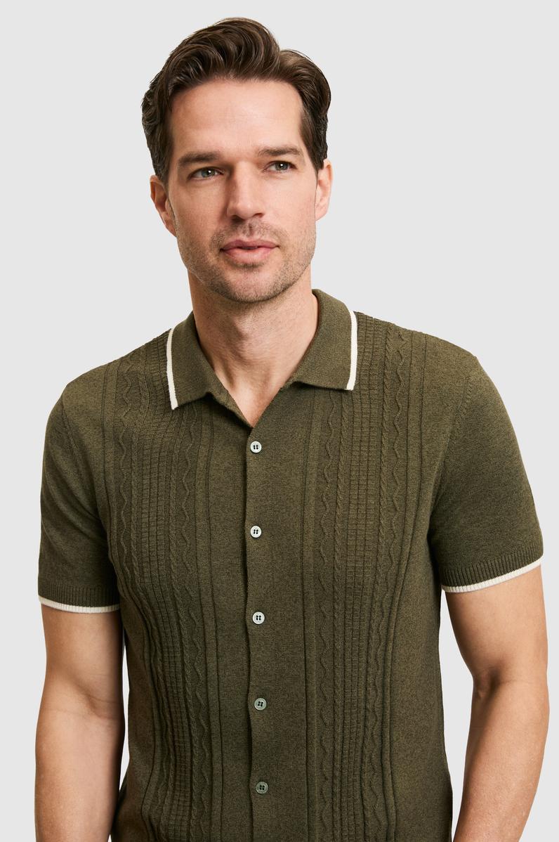 Erkek Koyu Haki Kazak