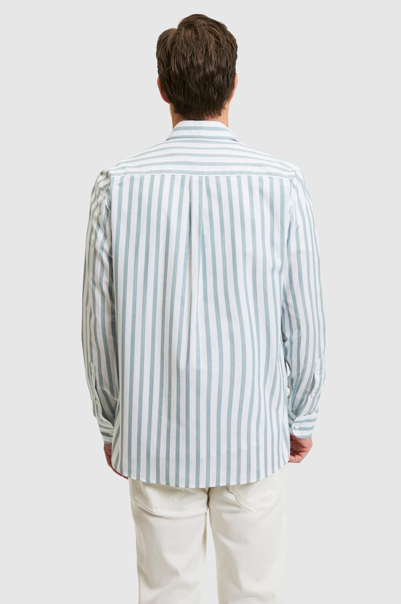 Erkek Petrol Uzun Kollu Gömlek