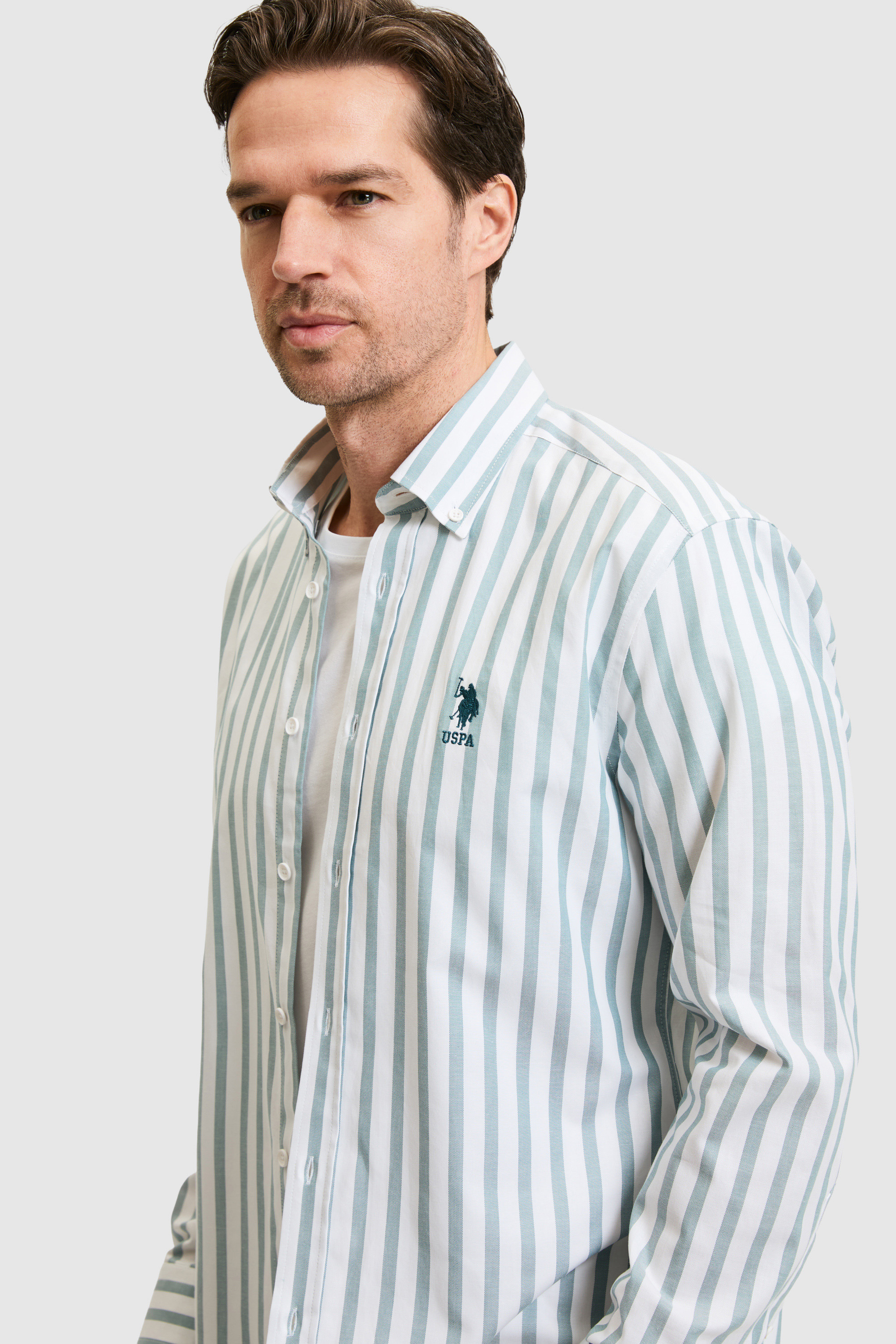 Erkek Petrol Uzun Kollu Gömlek - 50320271006