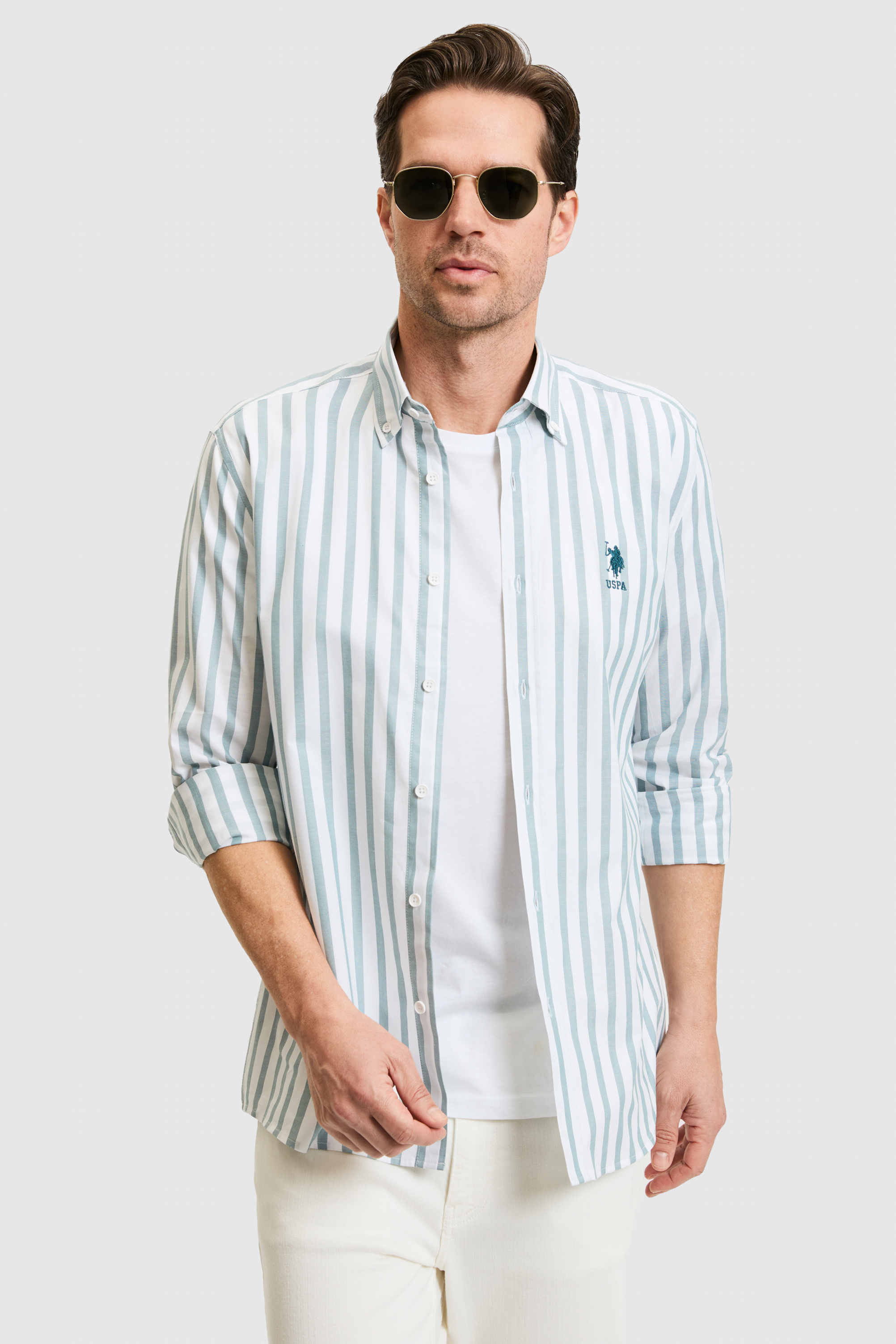 Erkek Petrol Uzun Kollu Gömlek - 50320271006