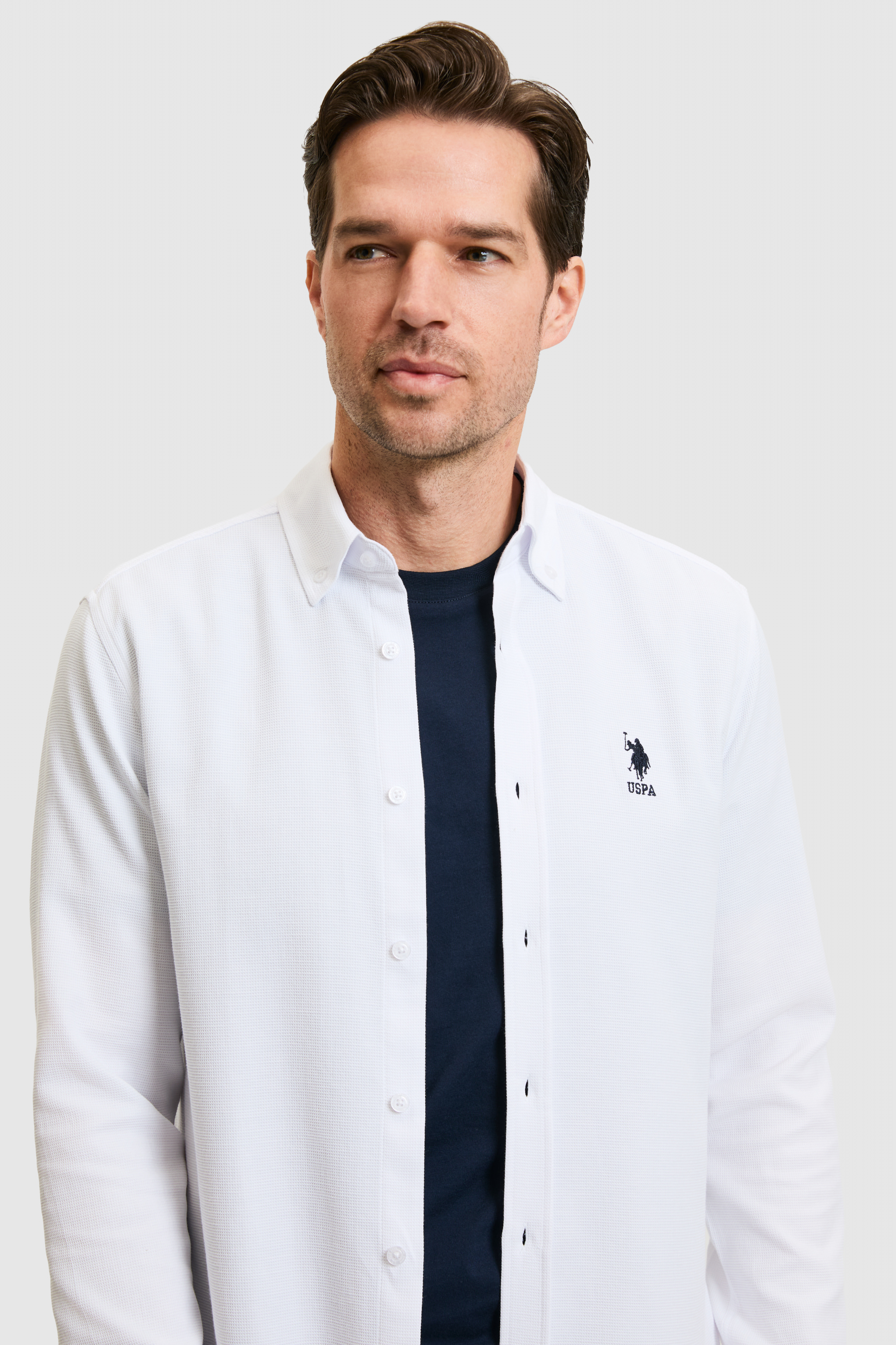 Erkek Beyaz Uzun Kollu Gömlek - 50321378007