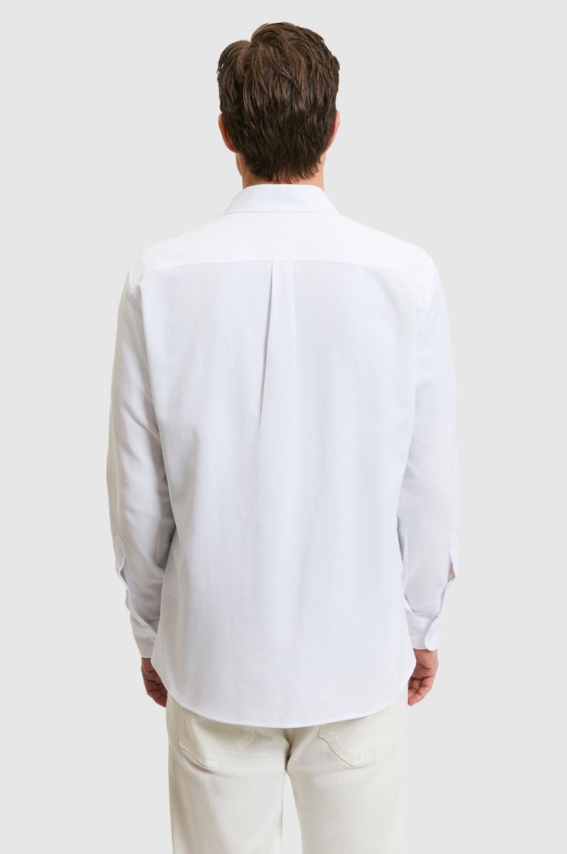 Erkek Beyaz Uzun Kollu Gömlek