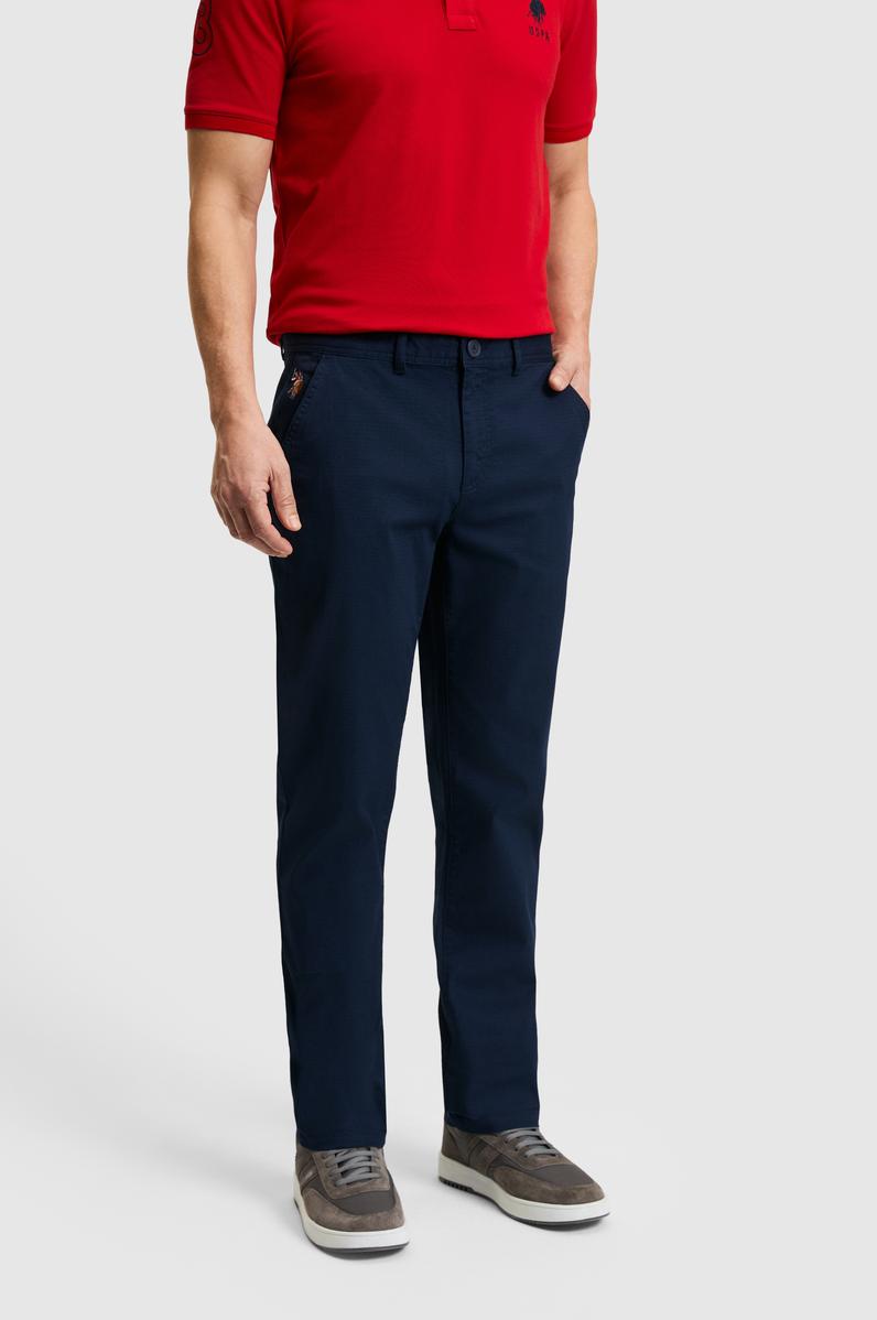 Erkek Lacivert Kanvas / Chino Pantolon