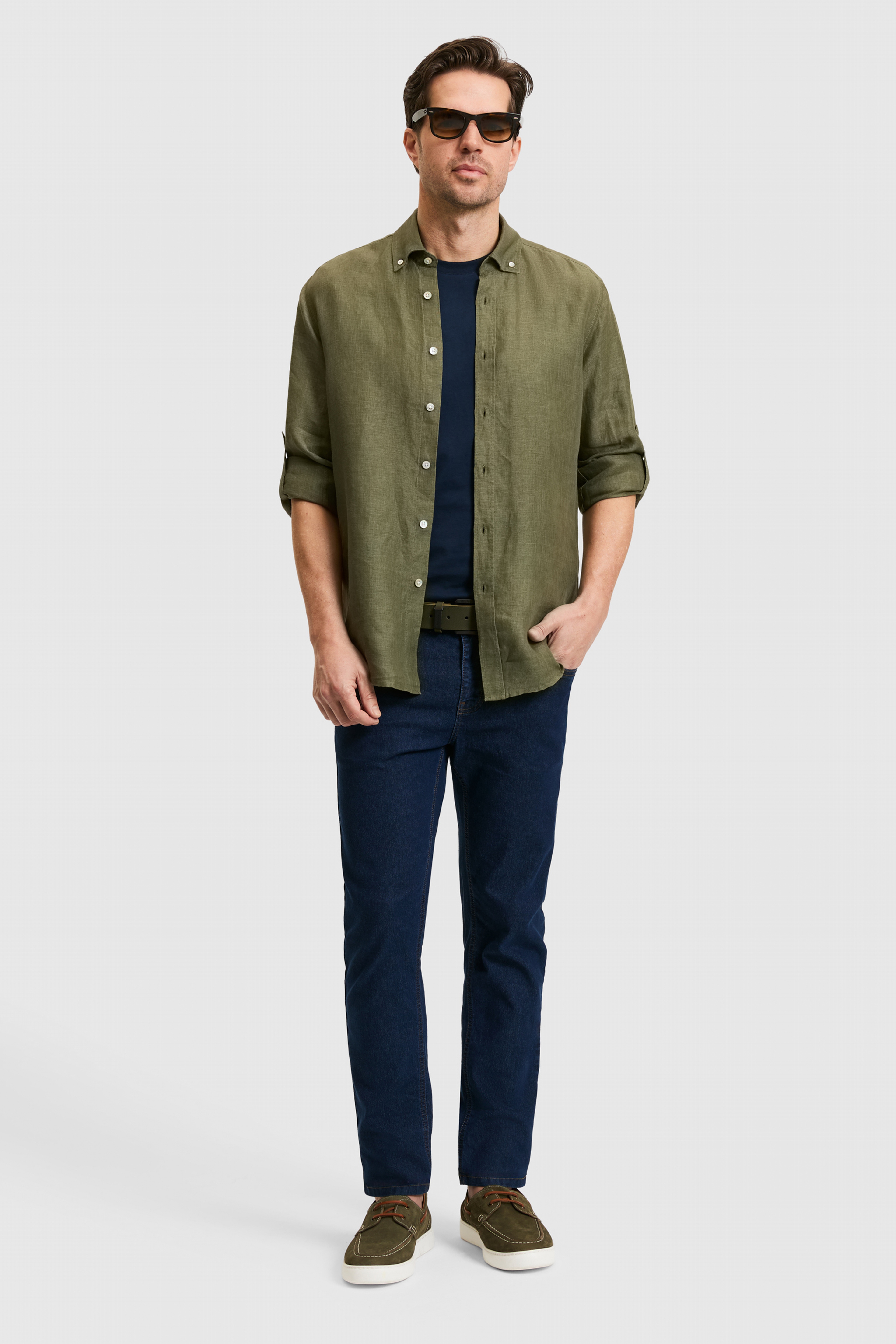 Erkek Mavi Slim Fit Jean Pantolon
