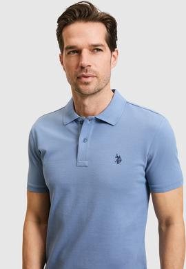 Erkek İndigo Basic Tişört - 50322347036