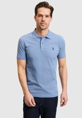 Erkek İndigo Basic Tişört - 50322347036