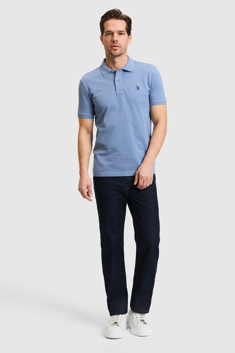 Erkek İndigo Basic Tişört - 50322347036