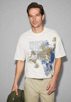 Erkek Krem Tişört - 50322542019