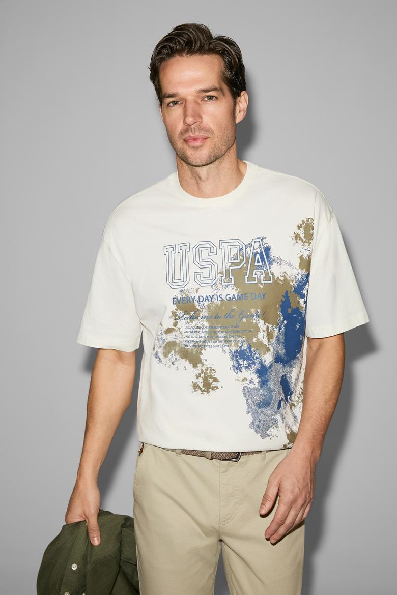 Erkek Krem Tişört - 50322542019