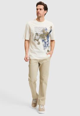 Erkek Açık Haki Kanvas / Chino Pantolon - 50322335382