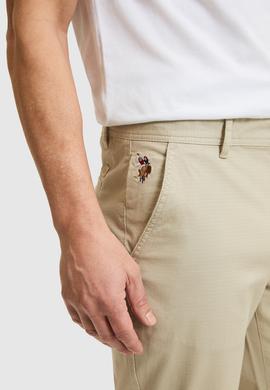 Erkek Açık Haki Kanvas / Chino Pantolon - 50322335382