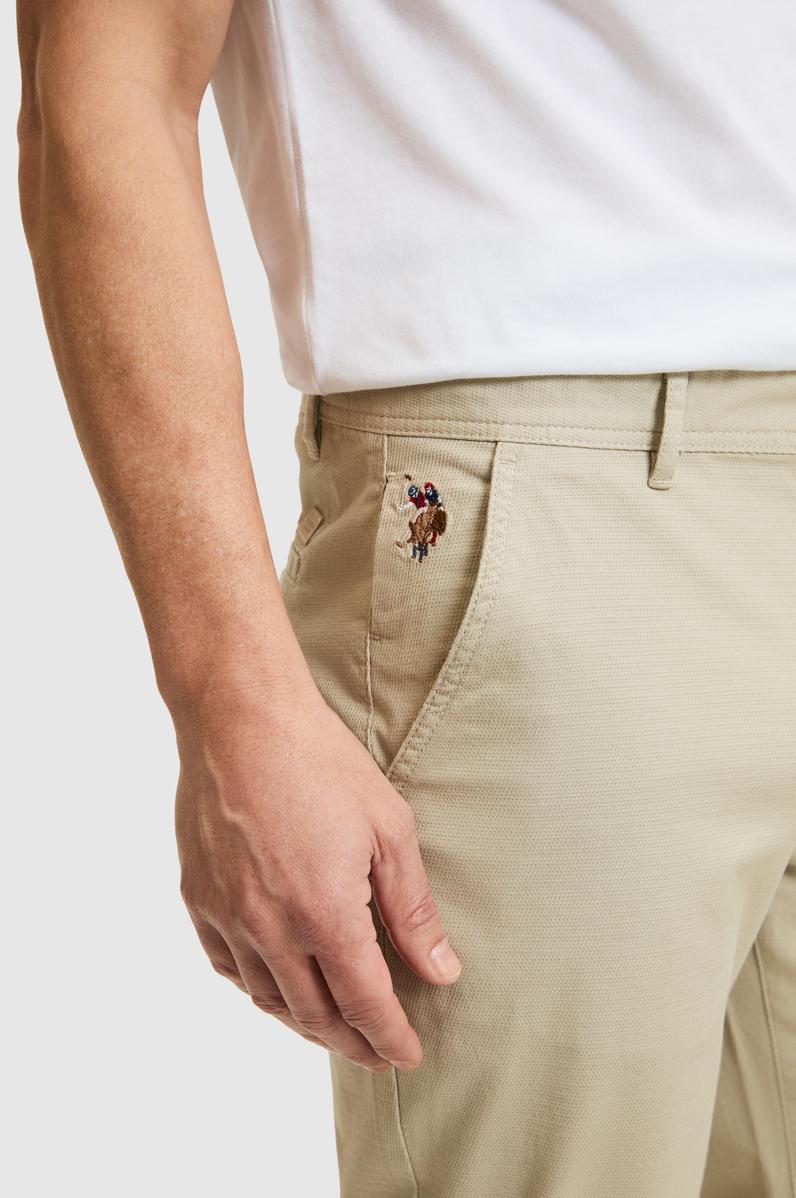 Erkek Açık Haki Kanvas / Chino Pantolon